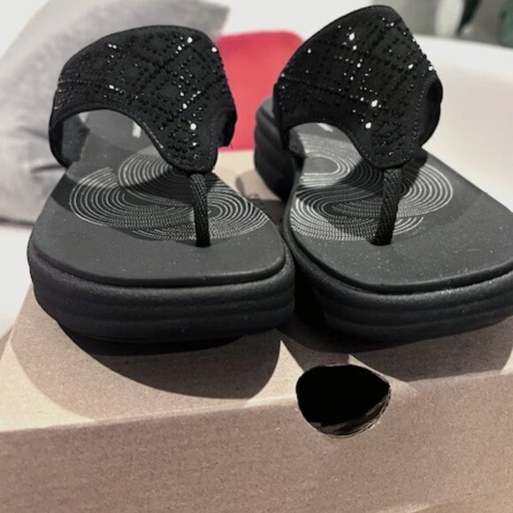 CloudSteppers by Clarks Drift Way Wedge Sandals Size 7.5 - Picture 1 of 12